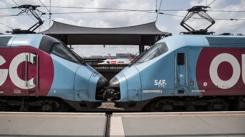 Ouigo train in station