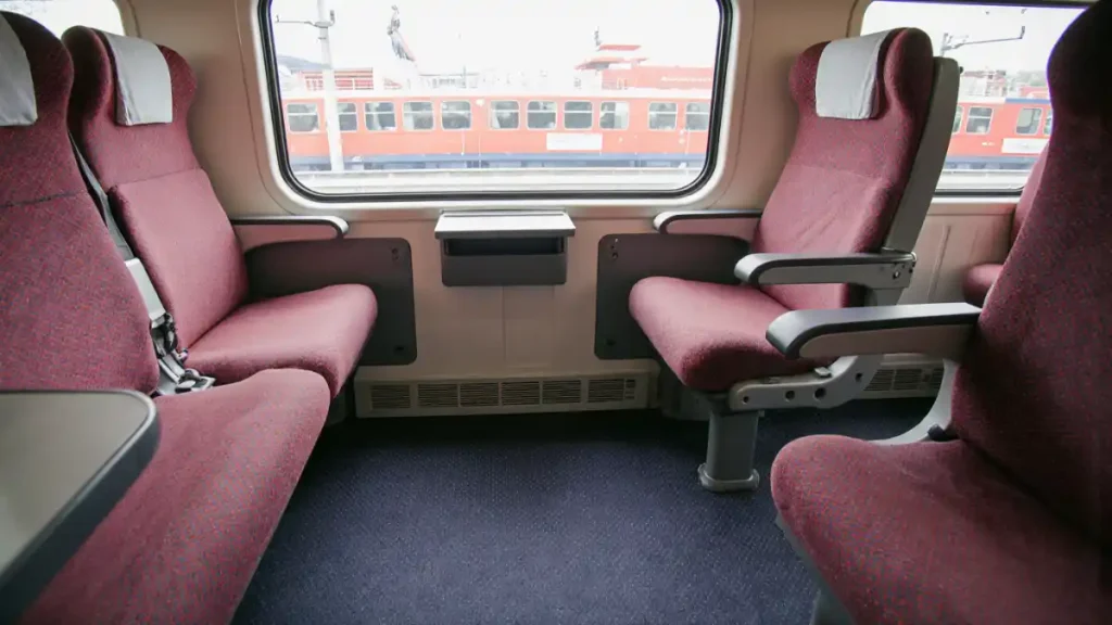 SNCF TGV train seats