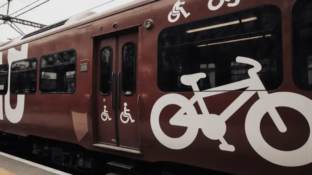 train bike onboard