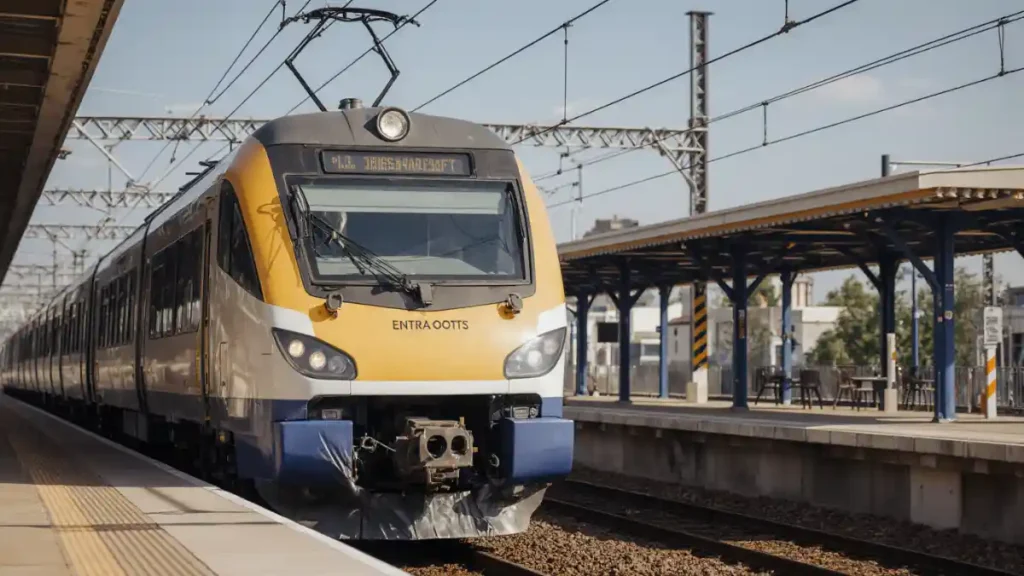 train traveling europe