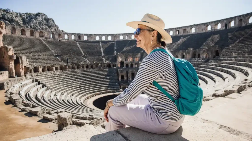 Senior travel in Europe